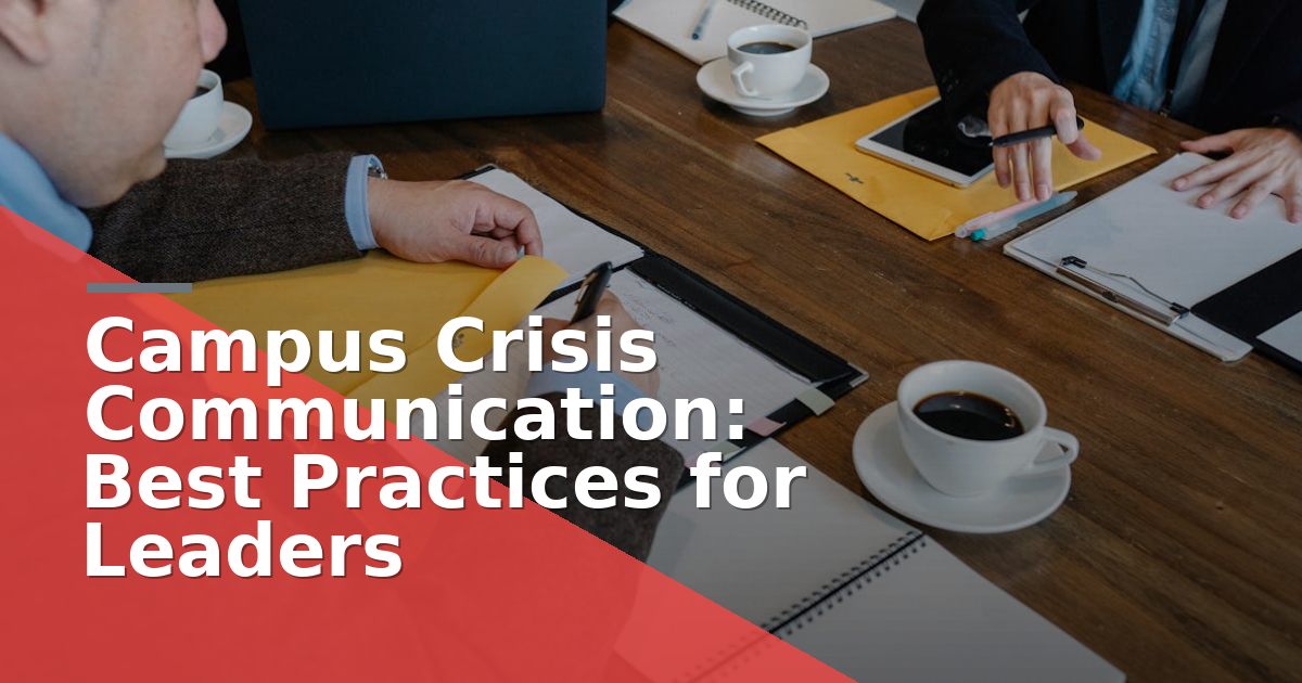Campus Crisis Communication: Best Practices for Leaders