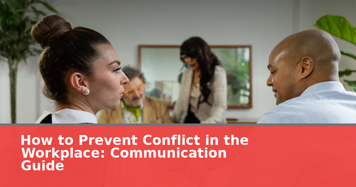 How to Prevent Conflict in the Workplace: Communication Guide