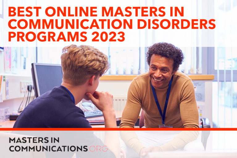 2023 Online Master's in Communication Disorders & Speech Pathology
