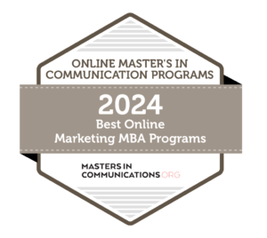 Badge for the ranking of Best Online MBA in Marketing Programs of 2024