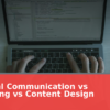 Technical Communication vs UX Writing vs Content Design