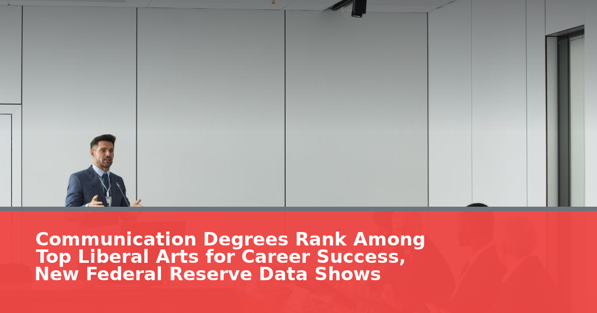 Communication Degrees Rank Among Top Liberal Arts for Career Success, New Federal Reserve Data Shows