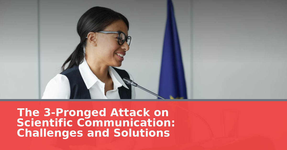 The 3-Pronged Attack on Scientific Communication: Challenges and Solutions for 2026