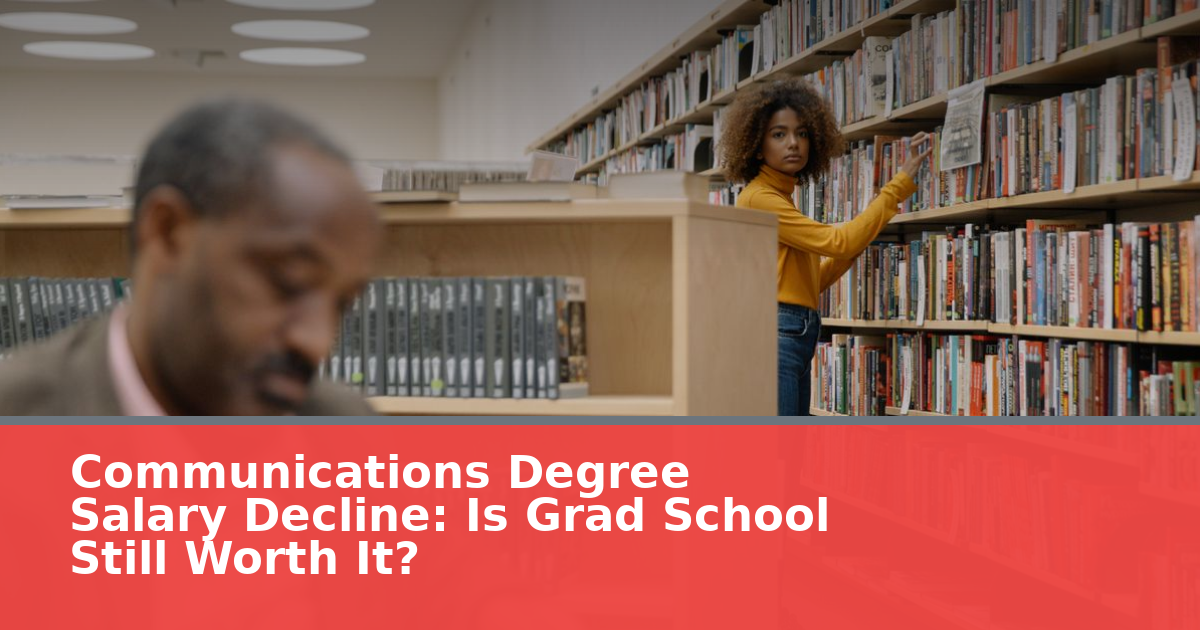 Communications Degree Salary Decline: Is Grad School Still Worth It?