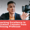 Online Teaching Excellence in Communication: Lessons from Award-Winning Professor