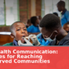 Rural Health Communication: Strategies for Reaching Underserved Communities