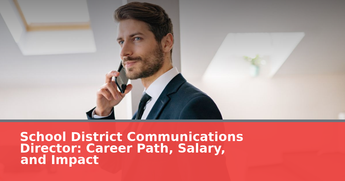 School District Communications Director: Career Path, Salary, and Impact