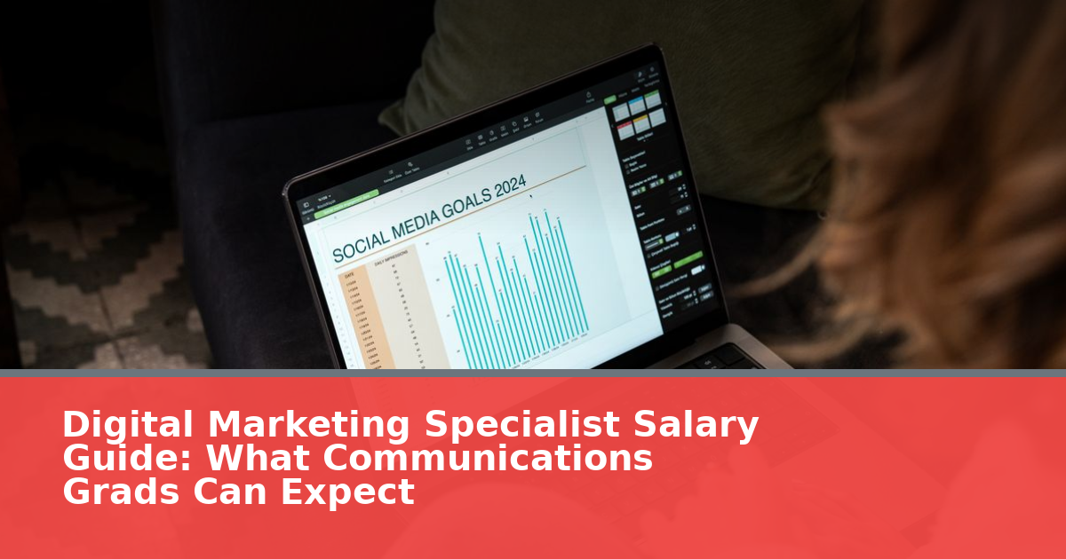 Digital Marketing Specialist Salary Guide 2026: What Communications Grads Can Expect