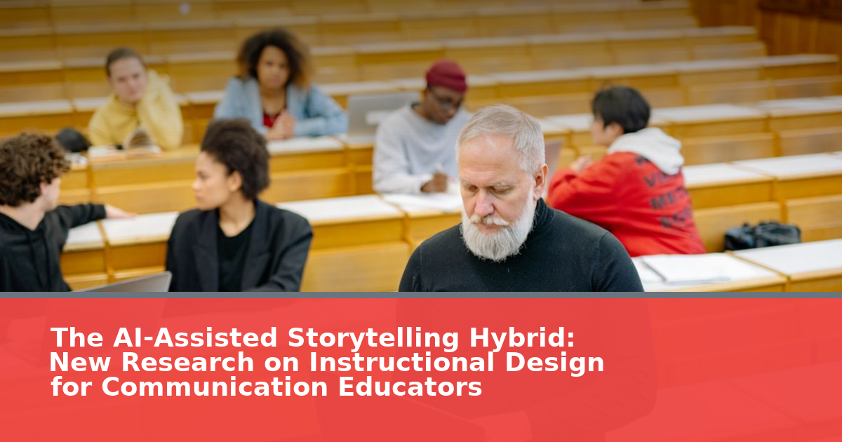 The AI-Assisted Storytelling Hybrid: New Research on Instructional Design for Communication Educators