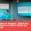 From Jargon to Impact: Teaching Public Communication Skills to Undergrads