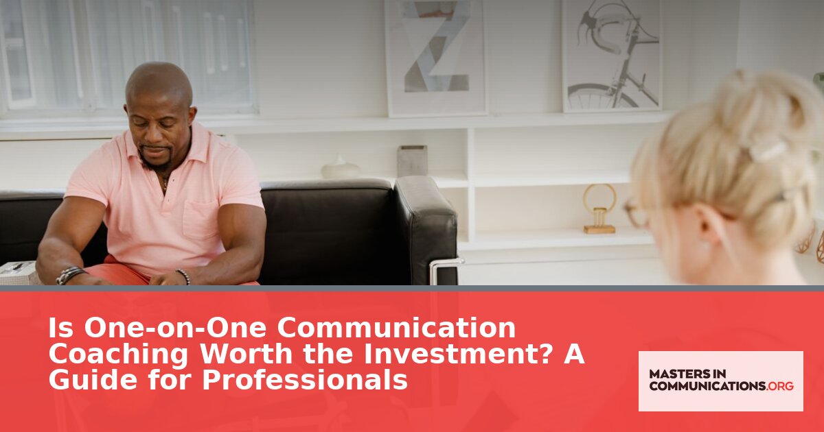 Is One-on-One Communication Coaching Worth It? (2026)