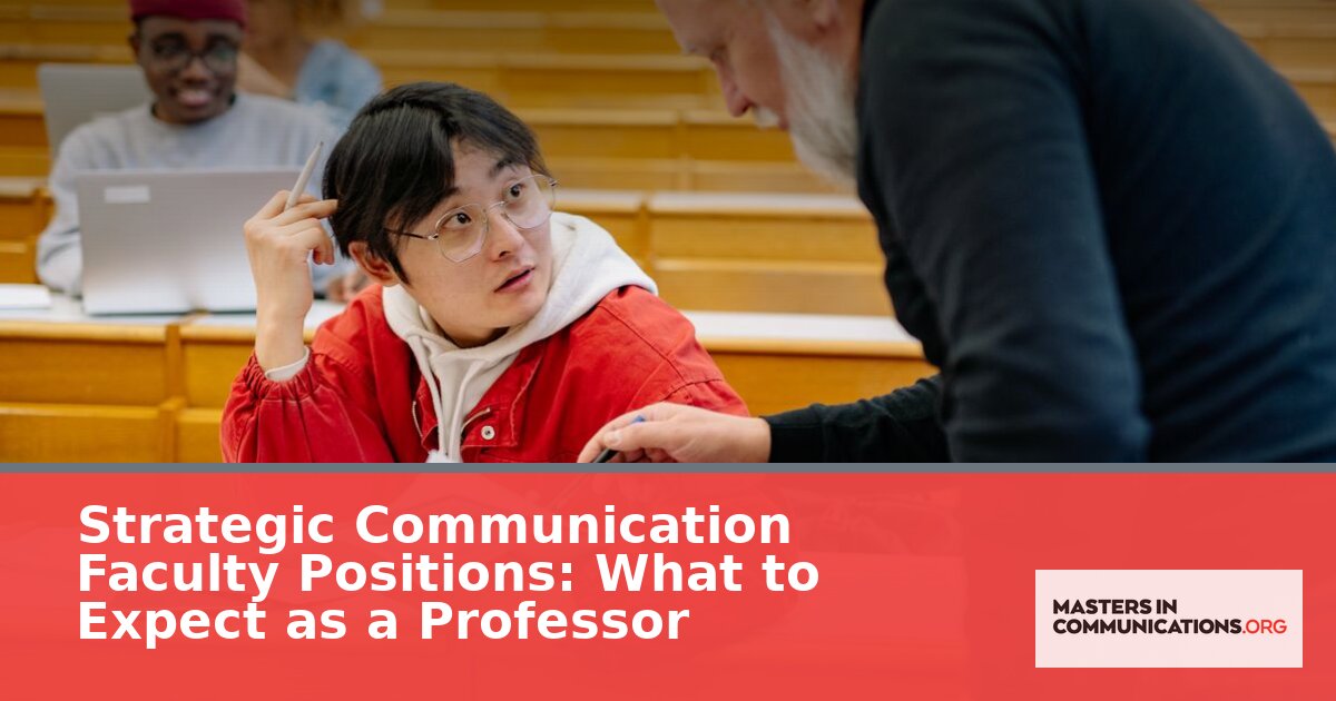 Strategic Communication Faculty Jobs: Roles & Pay Guide