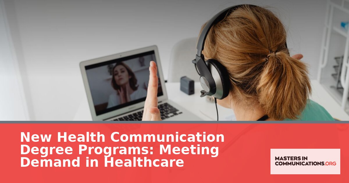Health Communication Degree Programs: New Options for 2026