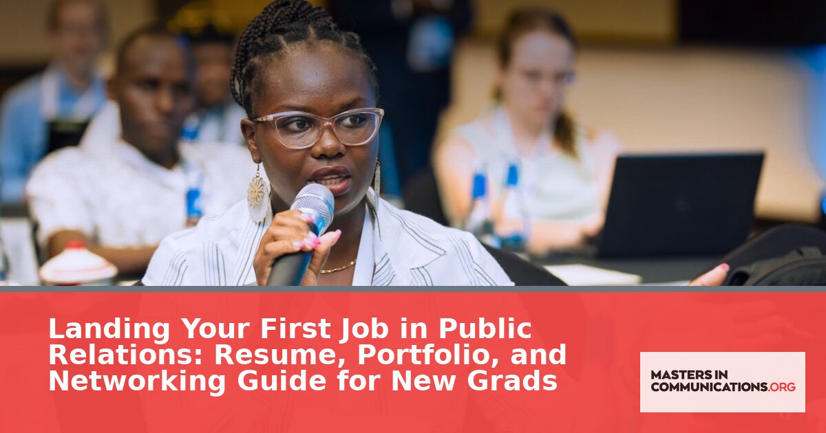 Entry-Level PR Jobs: Resume, Portfolio & Networking Guide (2026)