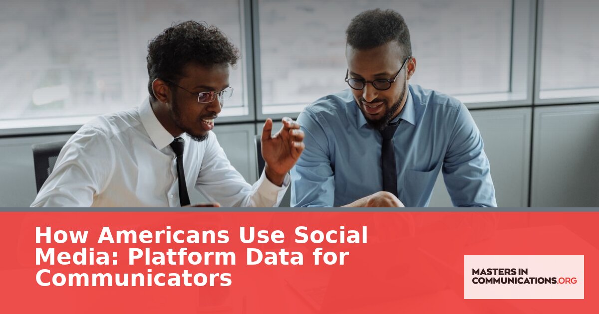 Social Media Usage in the US 2026: Platform Data for PR