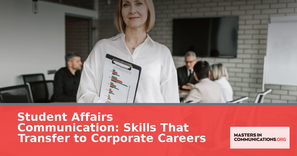 Student Affairs Communication Skills for Corporate Careers