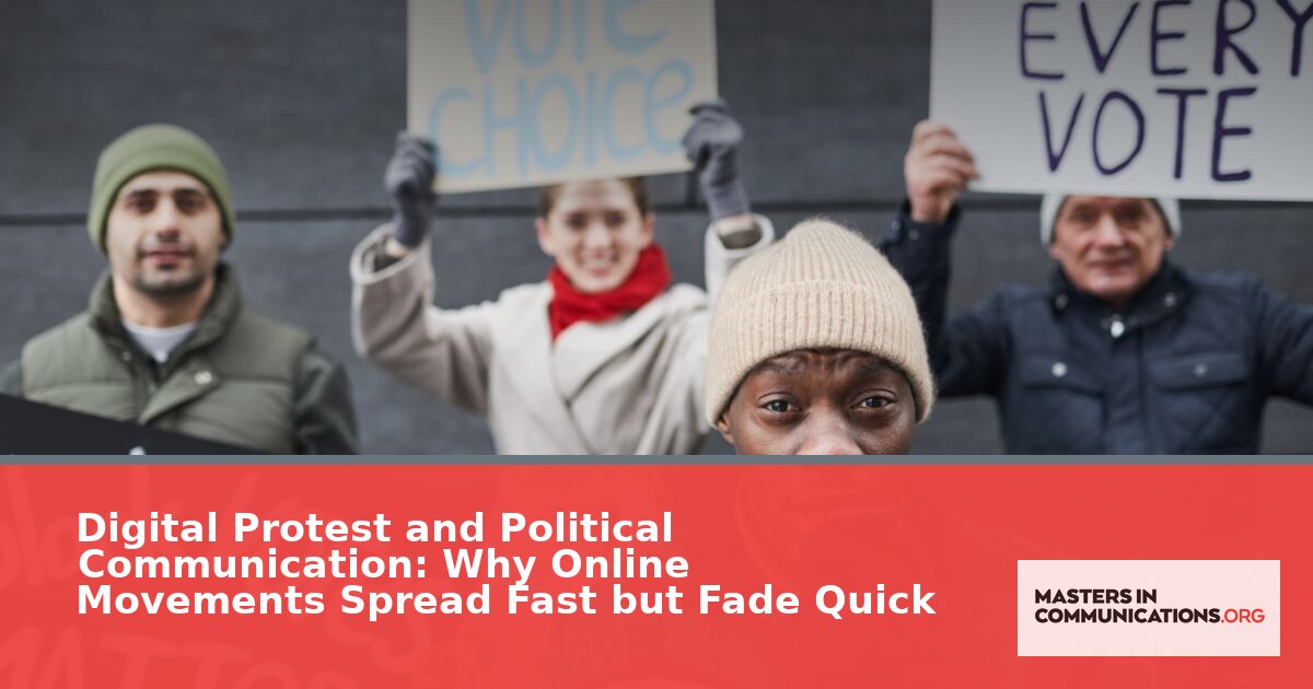 Digital Protest and Political Communication: Why It Fades