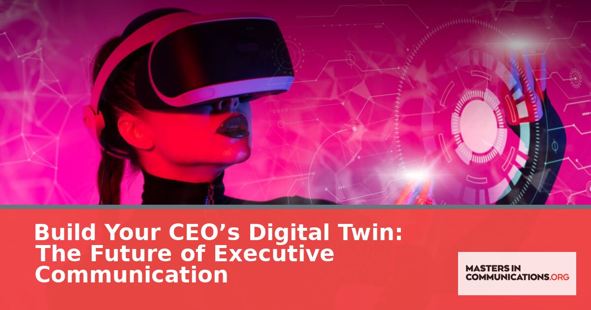 How to Build a CEO Digital Twin for Executive Communication