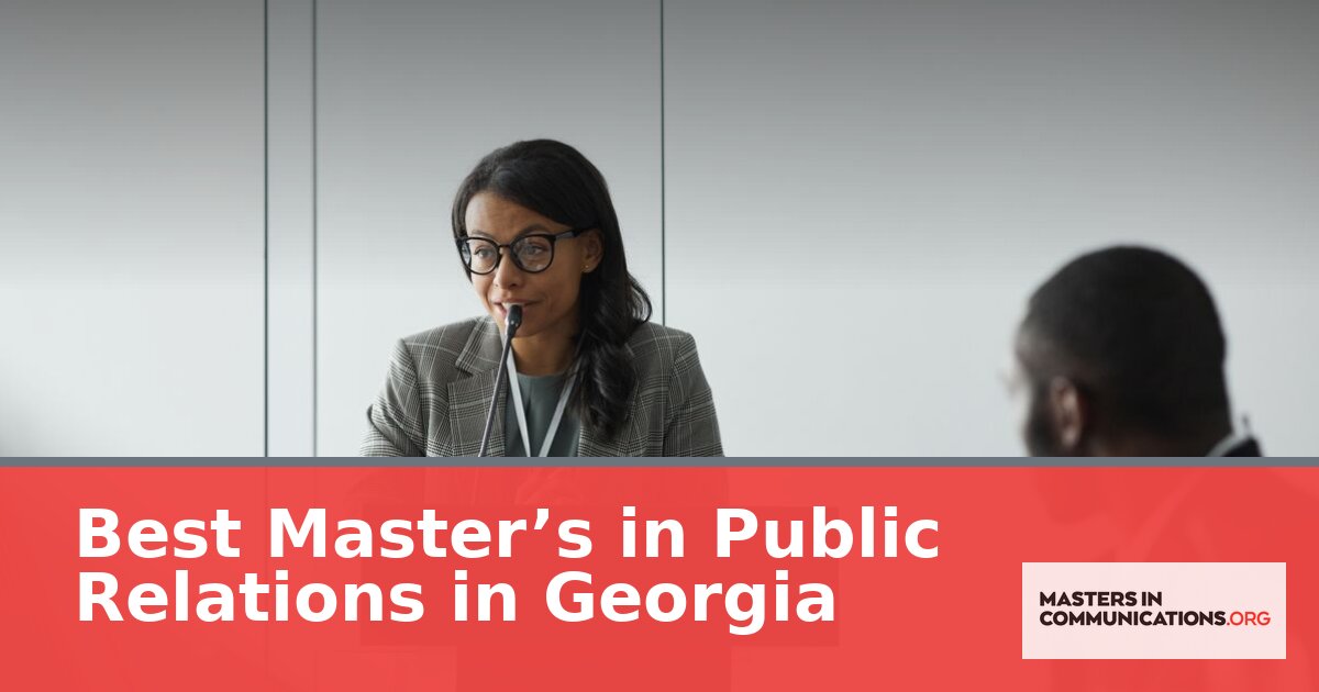 Best Master’s in Public Relations in Georgia (2026)