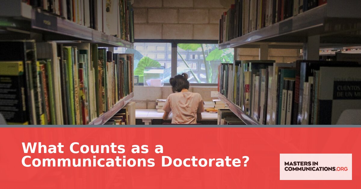 What Counts as a Communications Doctorate? (2026 Guide)