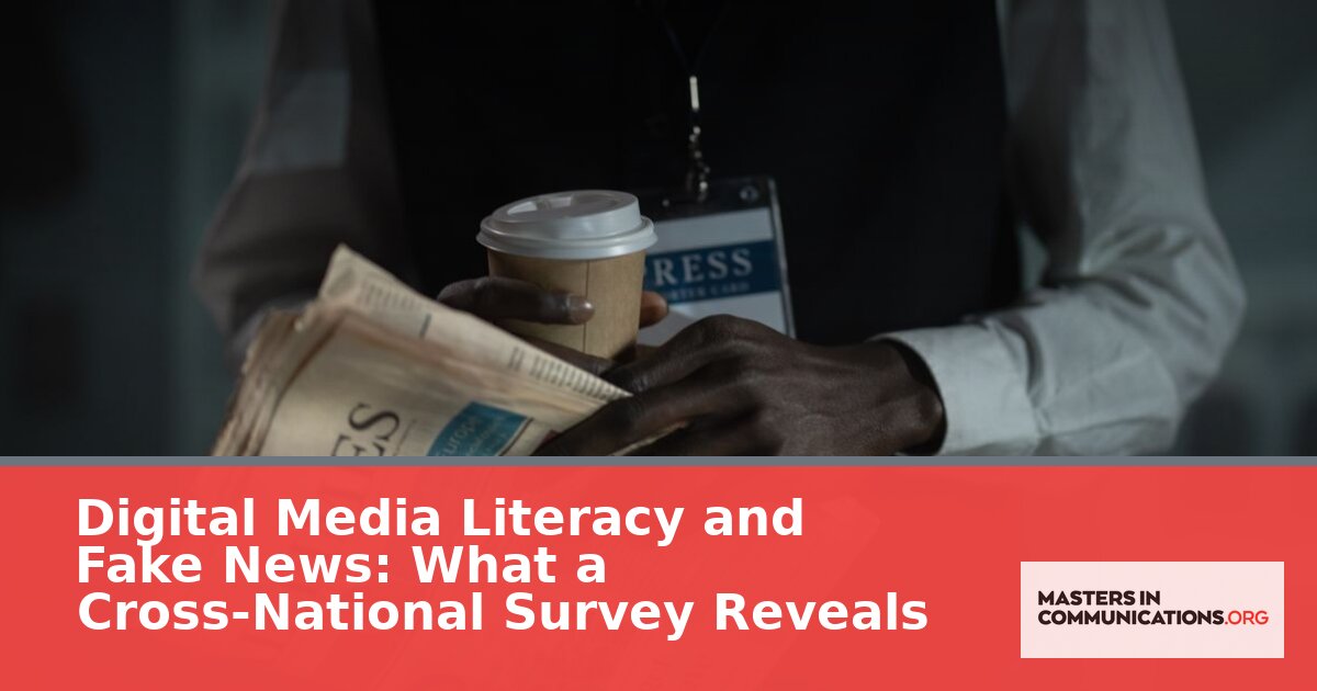 Digital Media Literacy and Fake News: New Survey Data
