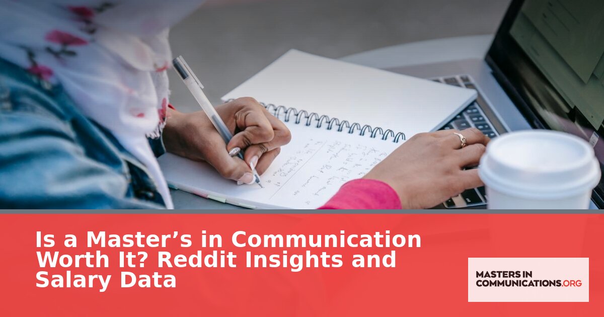 Is a Master’s in Communication Worth It? ROI & Salary Data