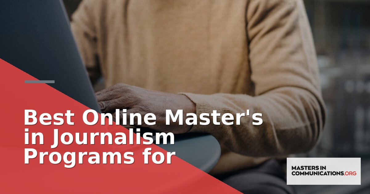 Best Online Master’s in Journalism Programs for 2026