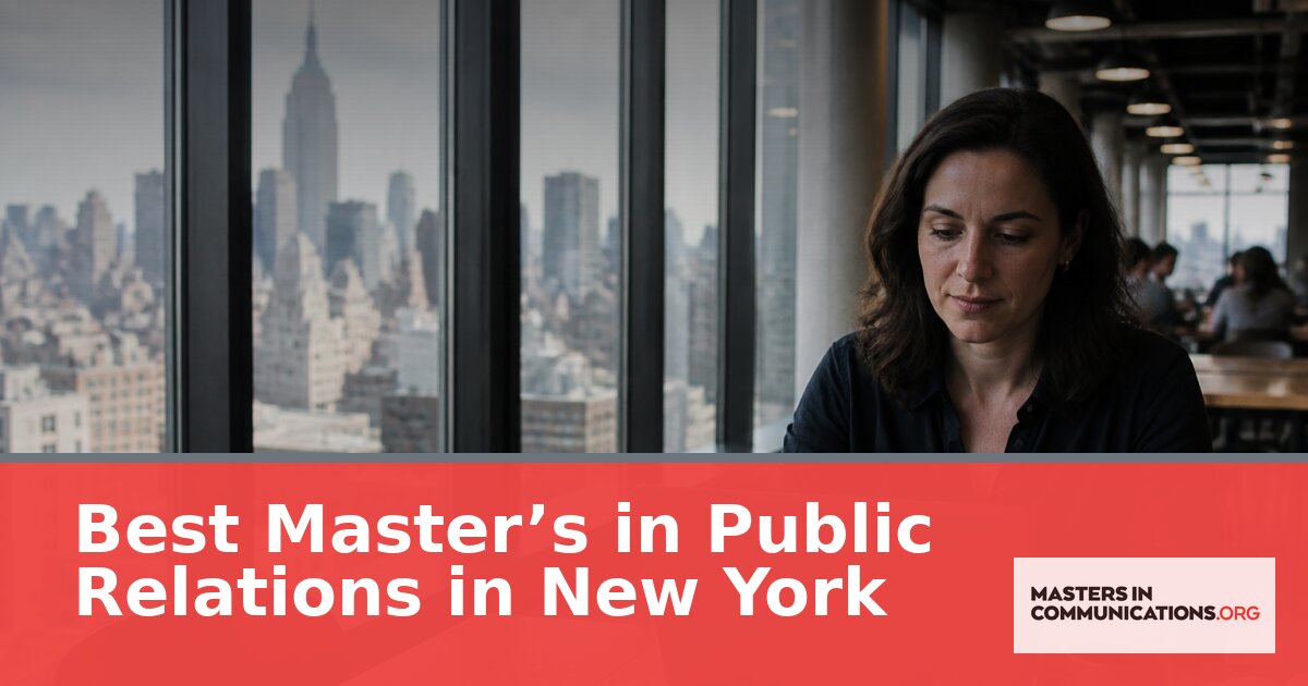 Best Master’s in Public Relations in New York (2026)