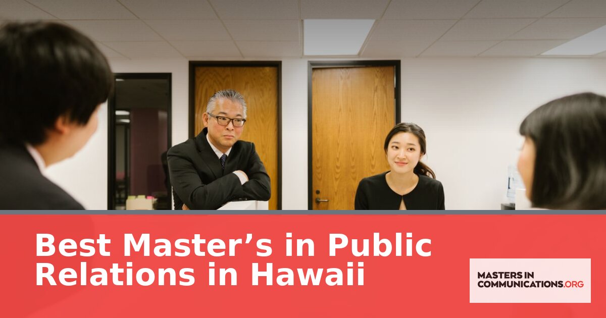 Best Online Master’s in Public Relations for Hawaii (2026)