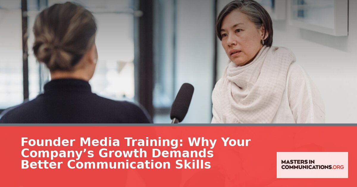 Founder Media Training: Why Growth Demands It