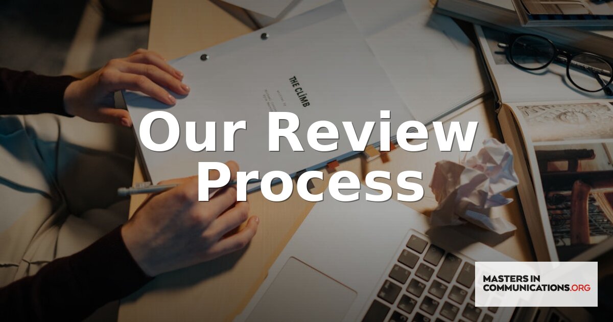 Our Review Process | mastersincommunications.org