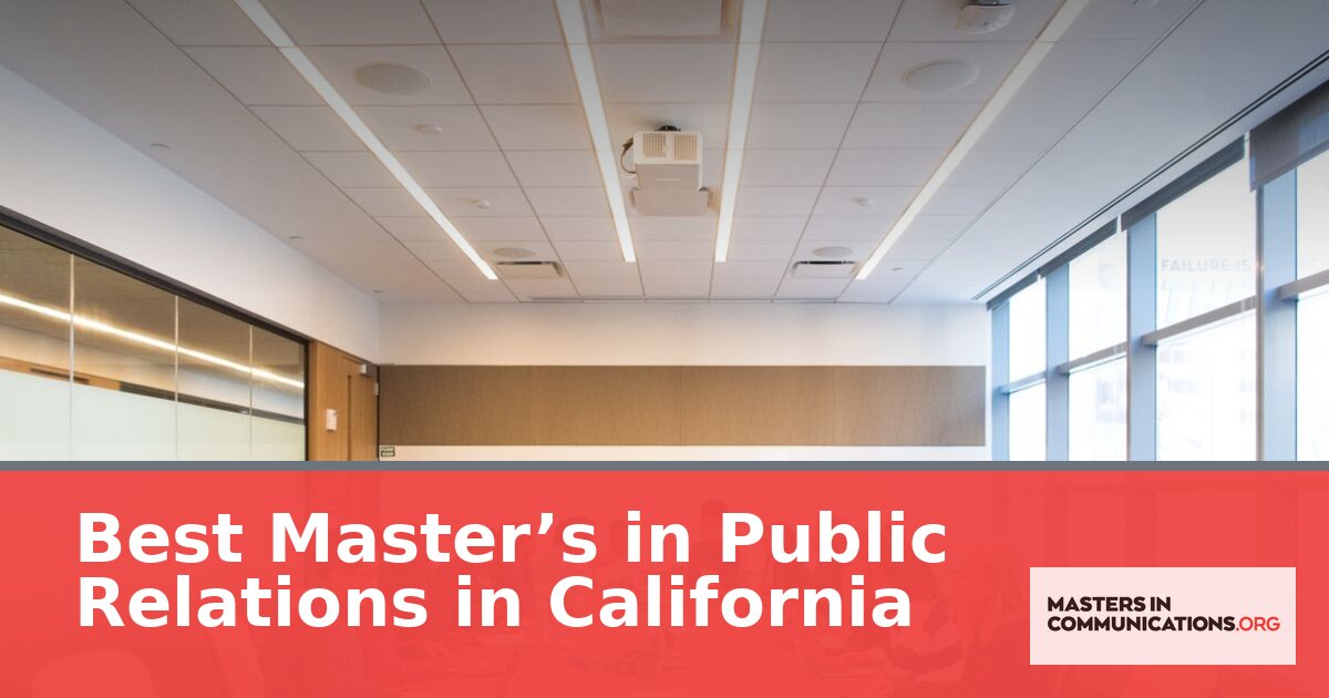 Best Master’s in Public Relations in California (2026)