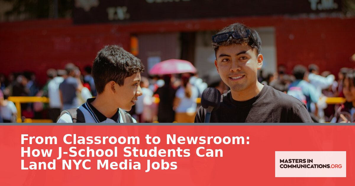 How to Get a Journalism Internship in NYC: J-School Guide