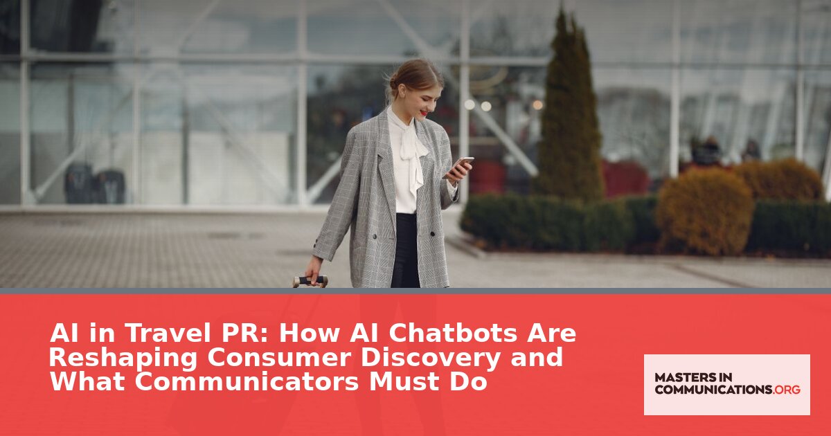 AI Chatbots in Travel PR: How Communicators Must Adapt