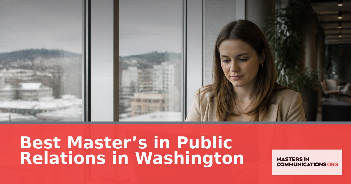 Best Master’s in Public Relations in Washington (2026)