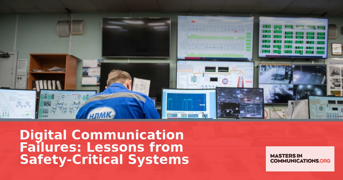 Digital Communication Failures: Safety-Critical Lessons