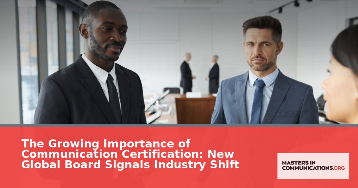 Communication Certification Guide 2026: Options & Benefits