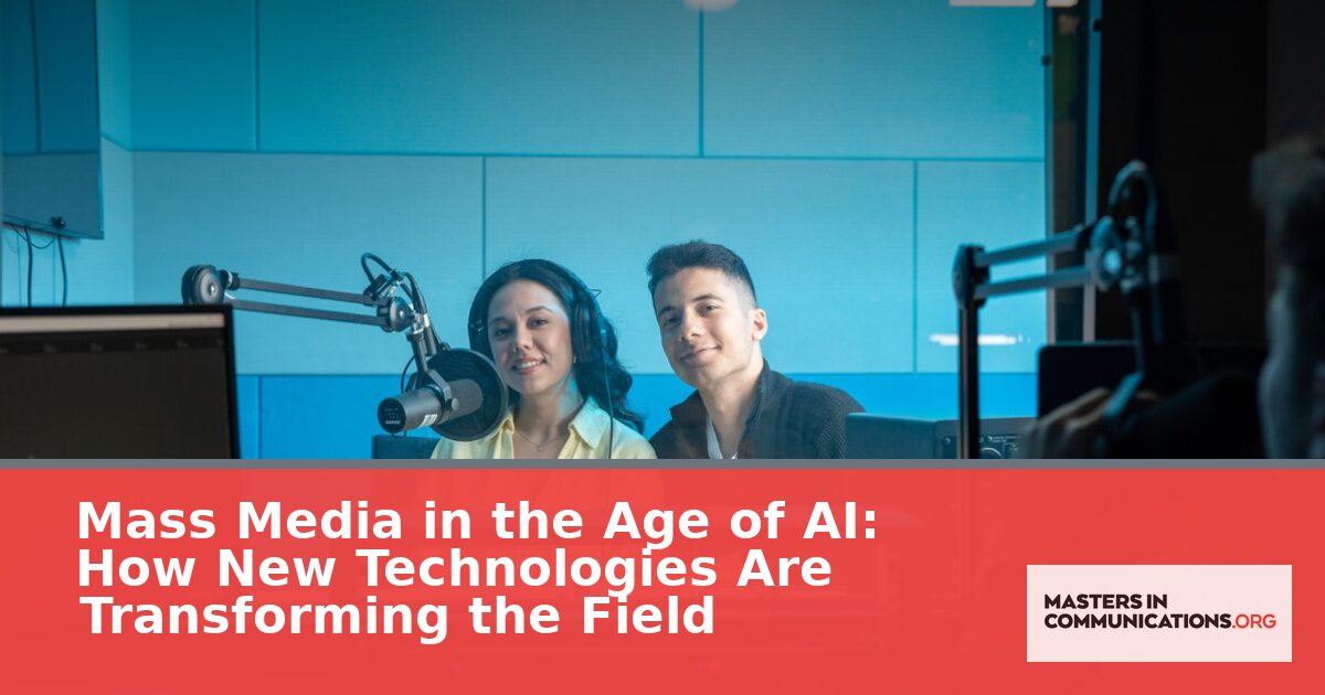 AI in Mass Media: How New Tech Transforms the Field