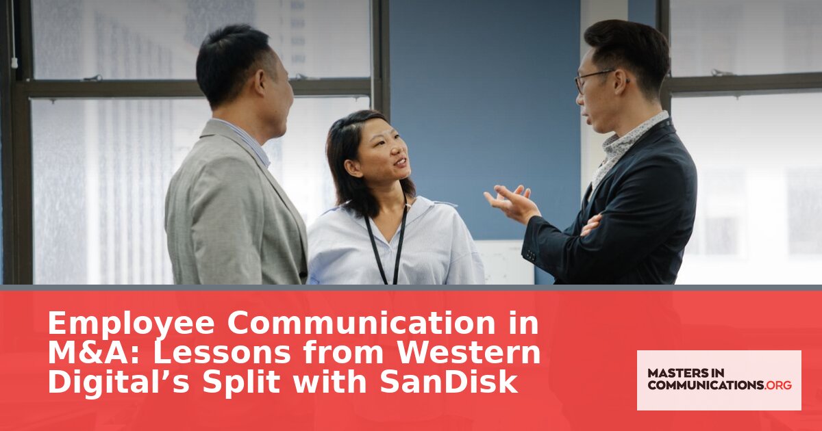 Employee Communication in M&A: Lessons & Playbook (2026)